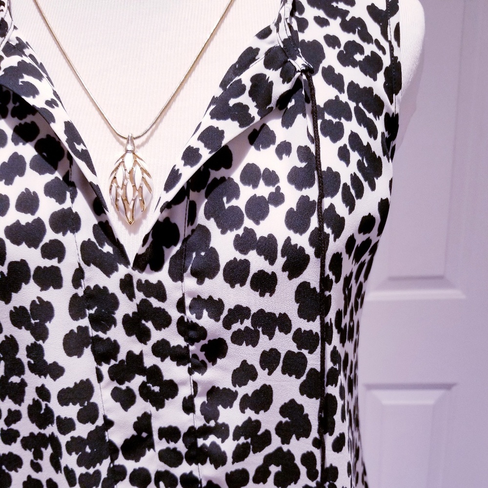 Loft leopard print blouse